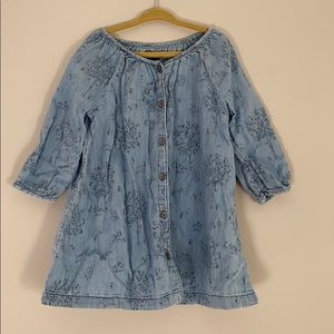 Adorable chambray shirt dress